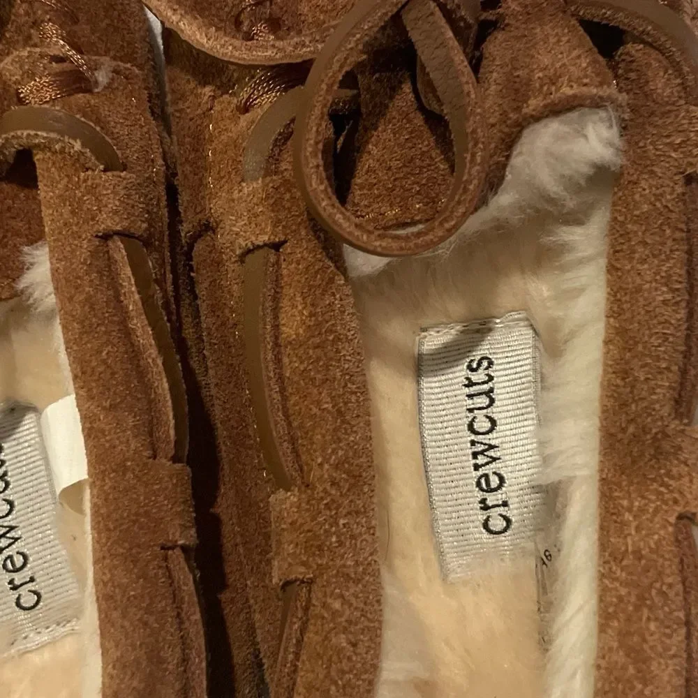J Crew Sherpa Lodge Slippers Size 11